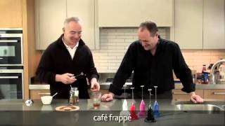 How to make a frappé coffee using an aerolatte milk frother [upl. by Miculek]