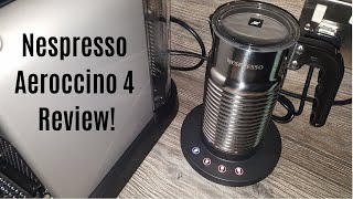 Nespresso Aeroccino 4 Milk Frother Review  Worth upgrading from the Aeroccino 3 [upl. by Erroll]