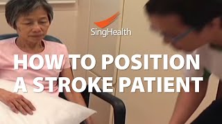 How To Position A Stroke Patient [upl. by Llenrep]