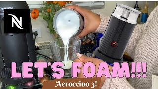 How To Foam Milk With Aeroccino 3 Make Coffee With Foam Tips amp Tricks  Easy Foamed Latte Recipe [upl. by Elisha26]