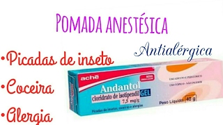 Resenha PomadaAndantol Gel [upl. by Ornstead]